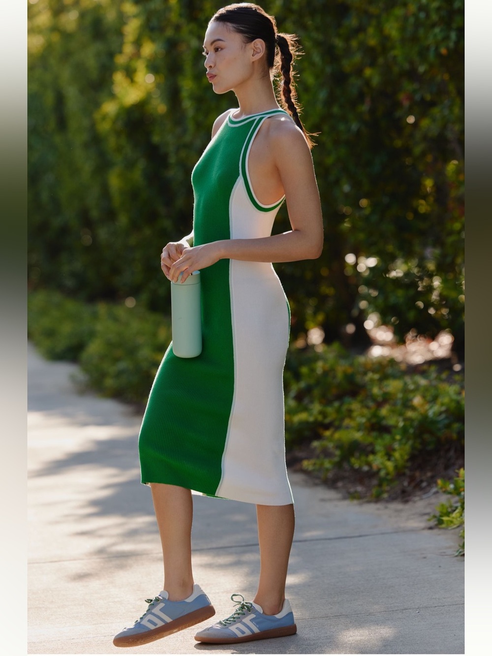 Anthropologie x Daily Practice Fitted Midi Knit Dress - Size XXS - BNWT